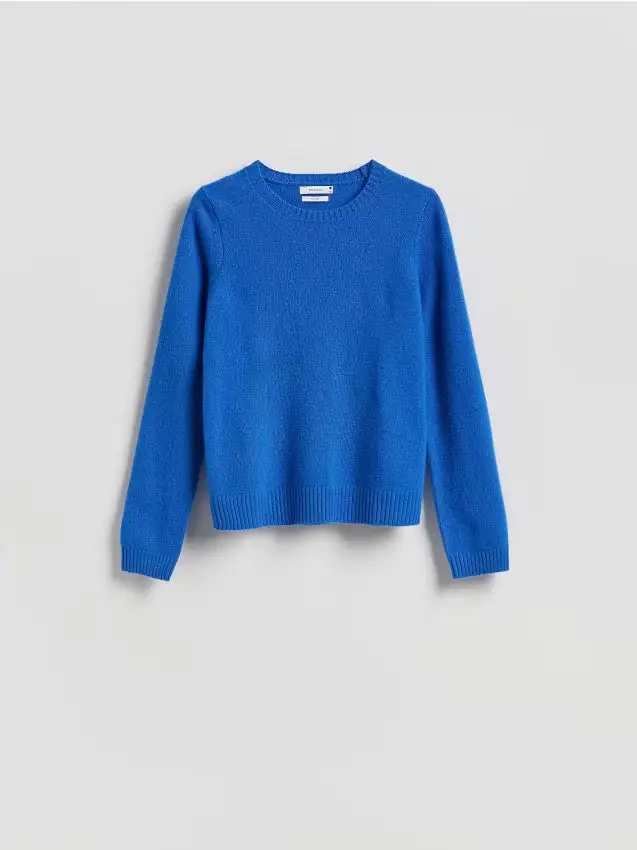 Maglione in lana - cobalto