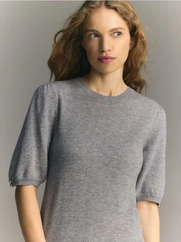 Maglione in lana - grigio chiaro