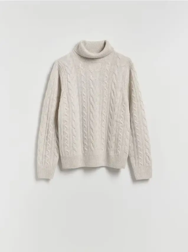 Maglione in lana - grigio chiaro