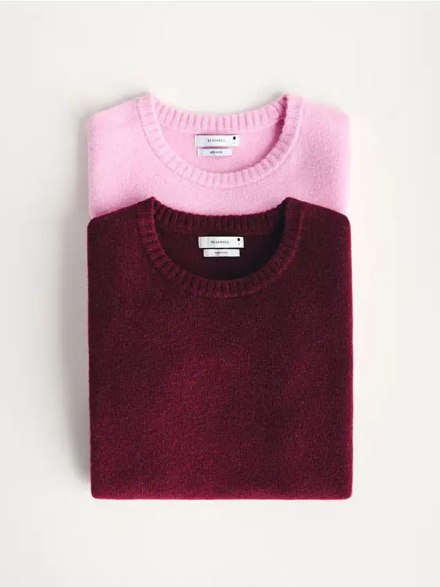 Maglione in lana - maroon
