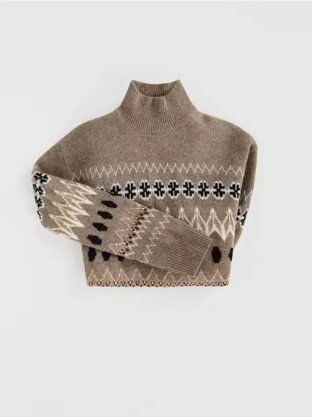 Maglione in lana - multicolore