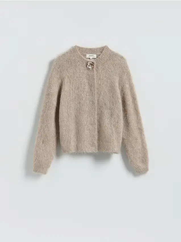 Maglione in misto alpaca - beige