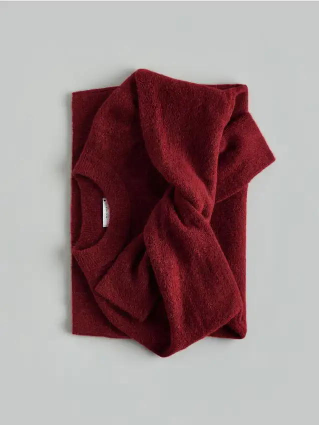 Maglione in misto lana - bordeaux