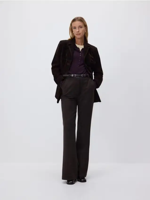 Maglione in misto lana - mogano