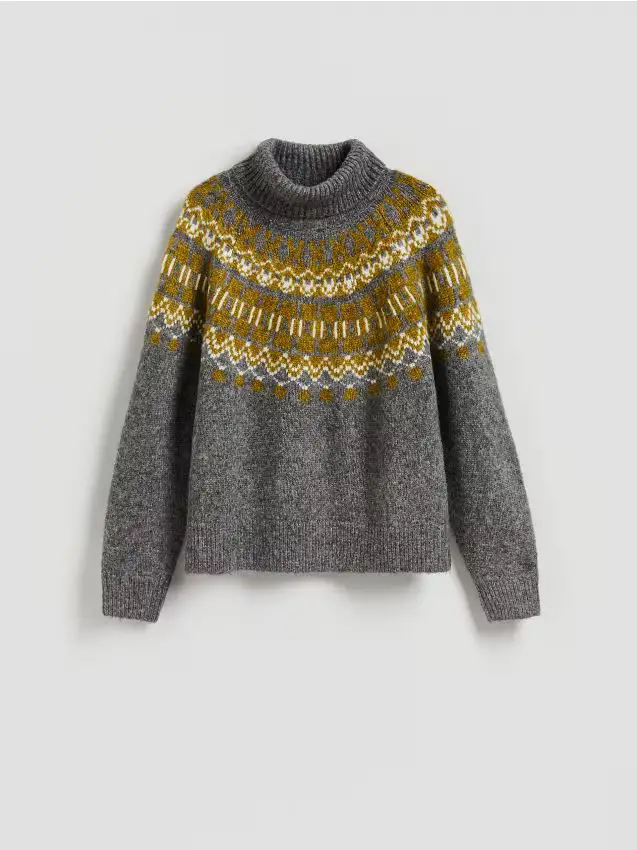 Maglione in misto lana - multicolore