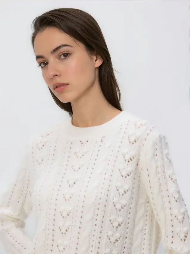 Maglione in misto lana - nude