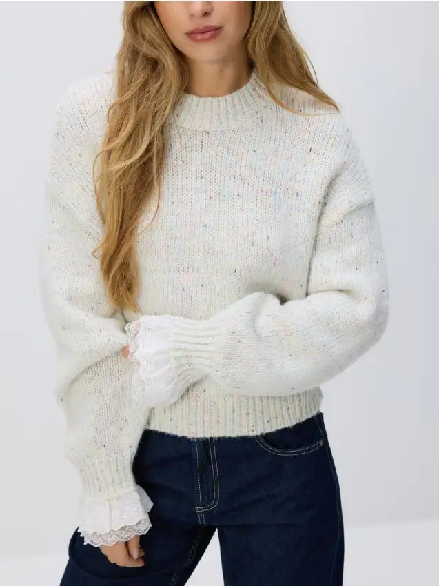 Maglione in misto lana - nude