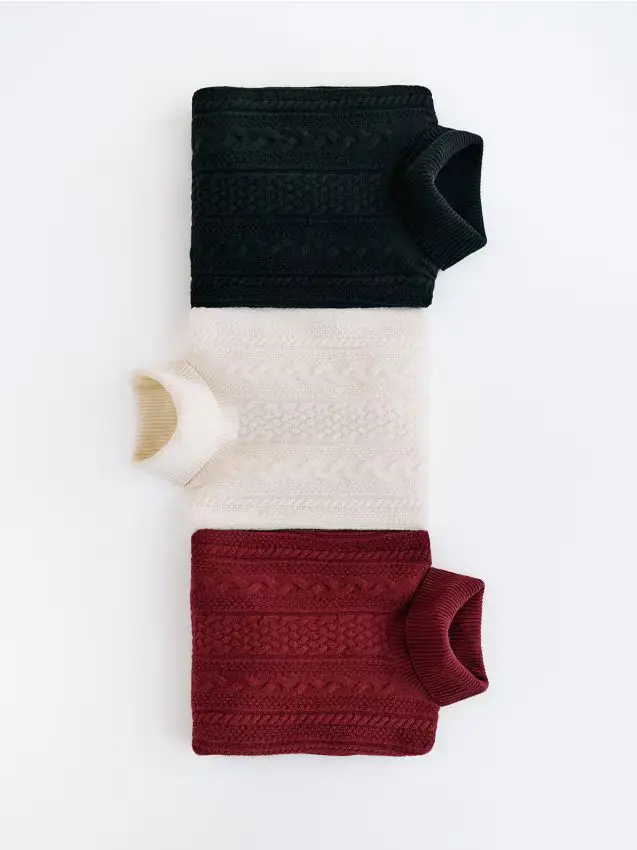 Maglione in misto lana - panna