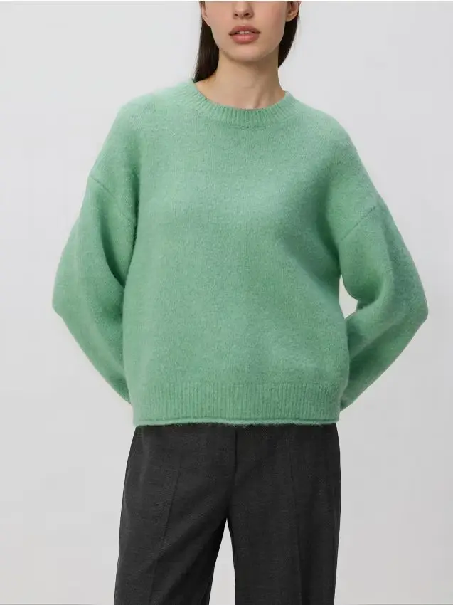 Maglione in misto lana - turchese pallido