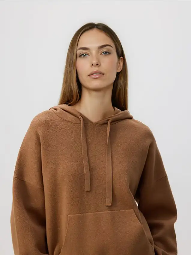 Maglione in misto viscosa - beige