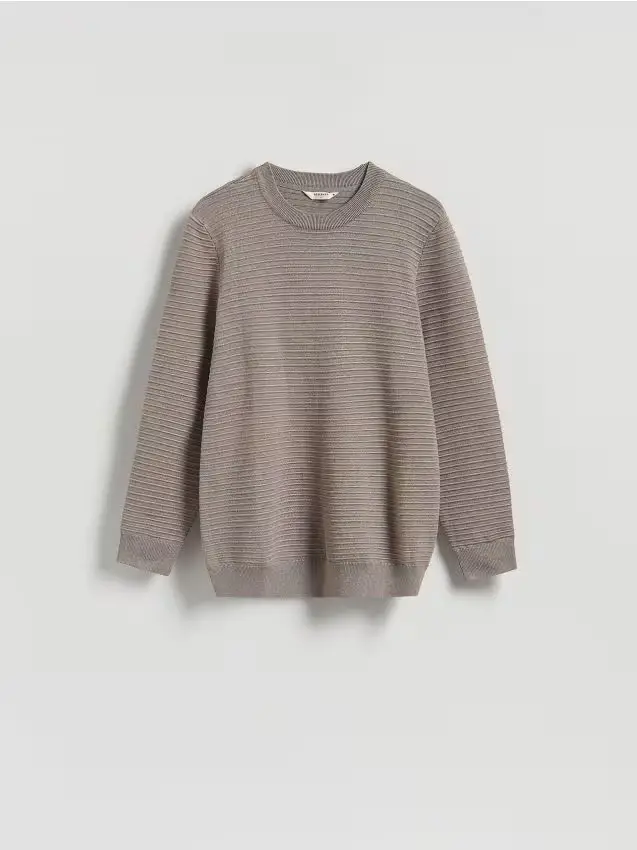 Maglione in misto viscosa - caffè