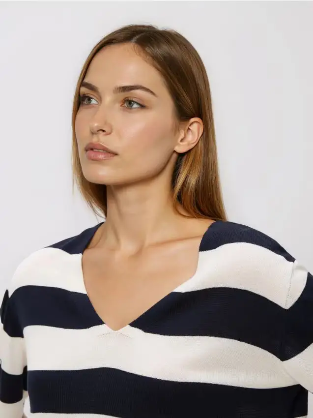 Maglione in misto viscosa - multicolore