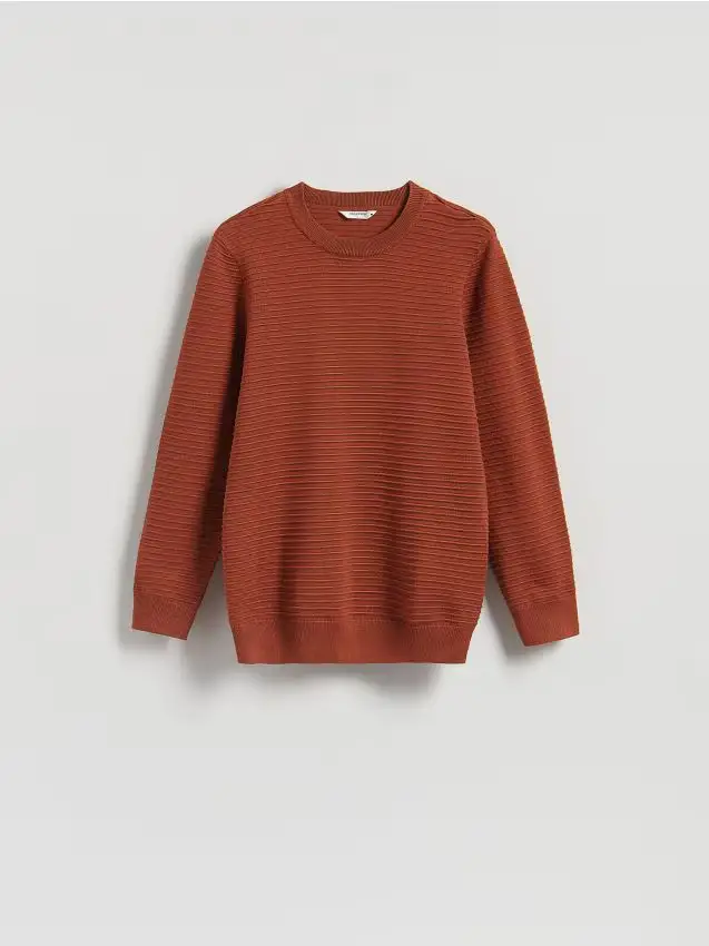 Maglione in misto viscosa - rame