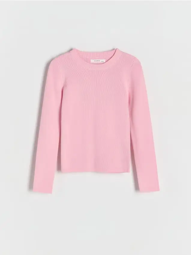 Maglione in misto viscosa - rosa
