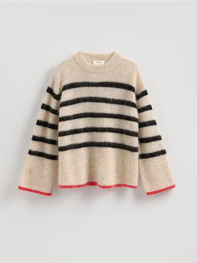 Maglione misto lana e mohair - multicolore