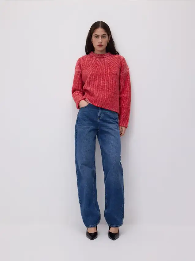 Maglione strutturato - multicolore