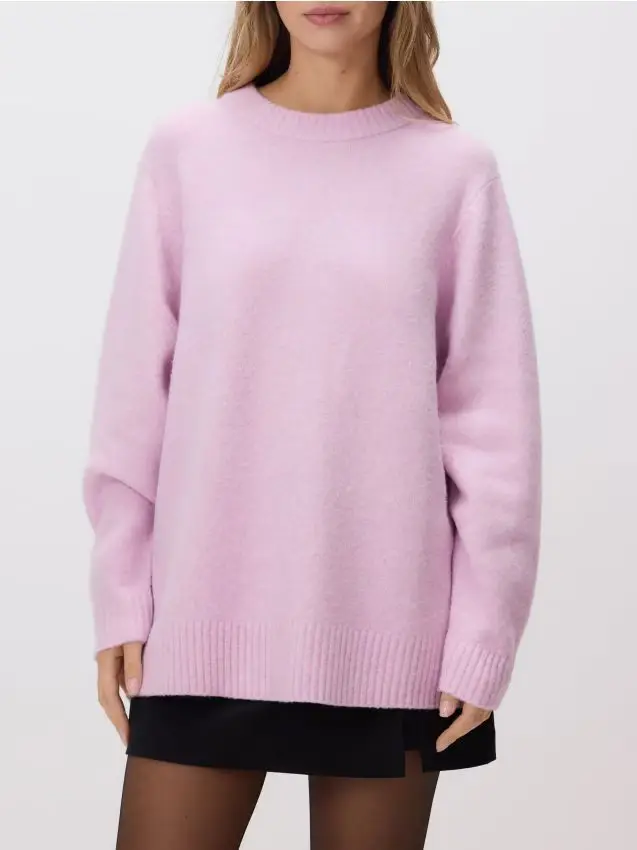 Maglione tinta unita - rosa