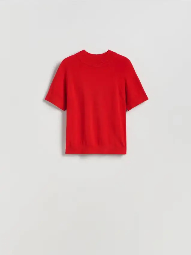 Maglione tinta unita - rosso