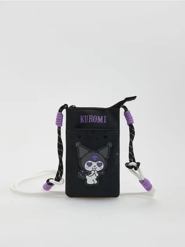 Marsupio Kuromi - nero