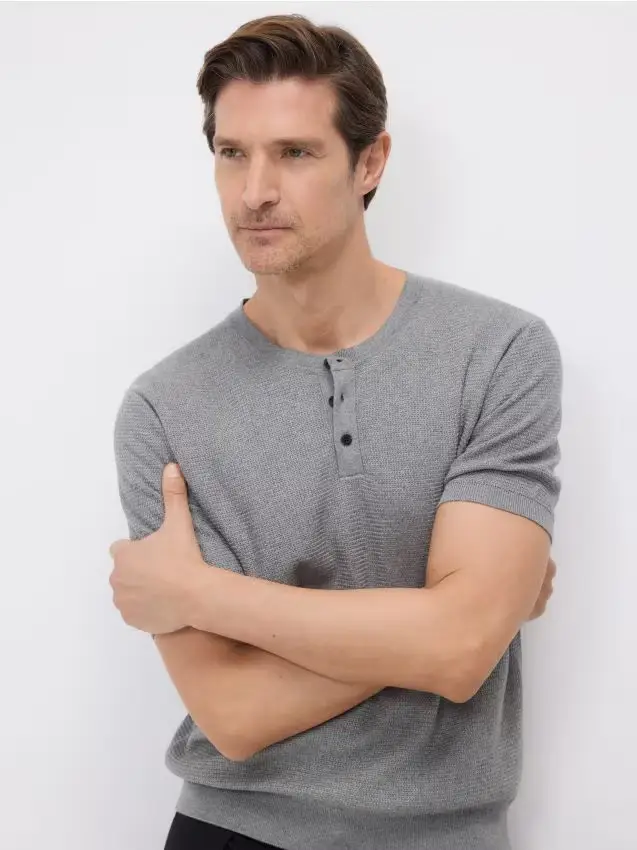 MEN`S BLOUSE - grigio chiaro