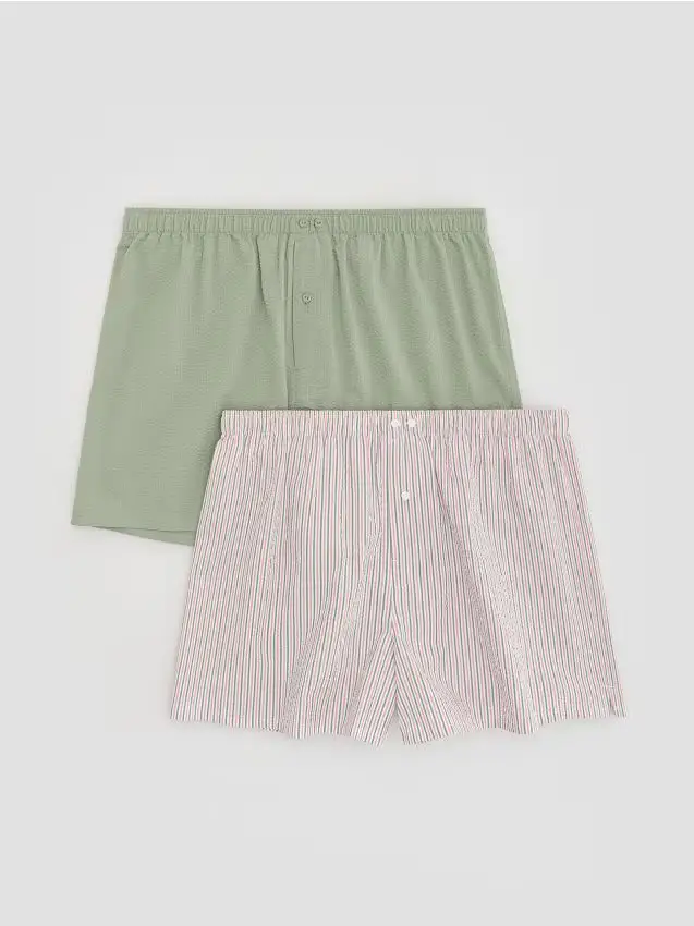MEN`S BOXER SHORTS MULTI - verde oliva chiaro