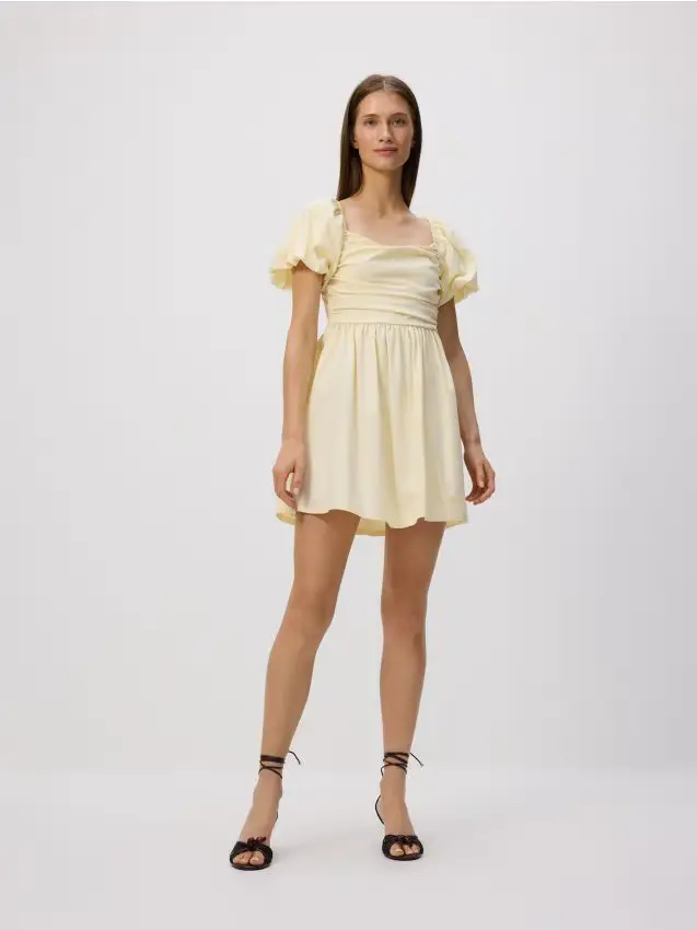 Mini vestito - giallo chiaro