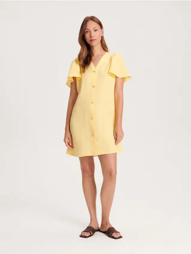 Mini vestito - giallo