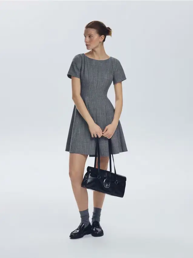 Mini vestito - grigio medio