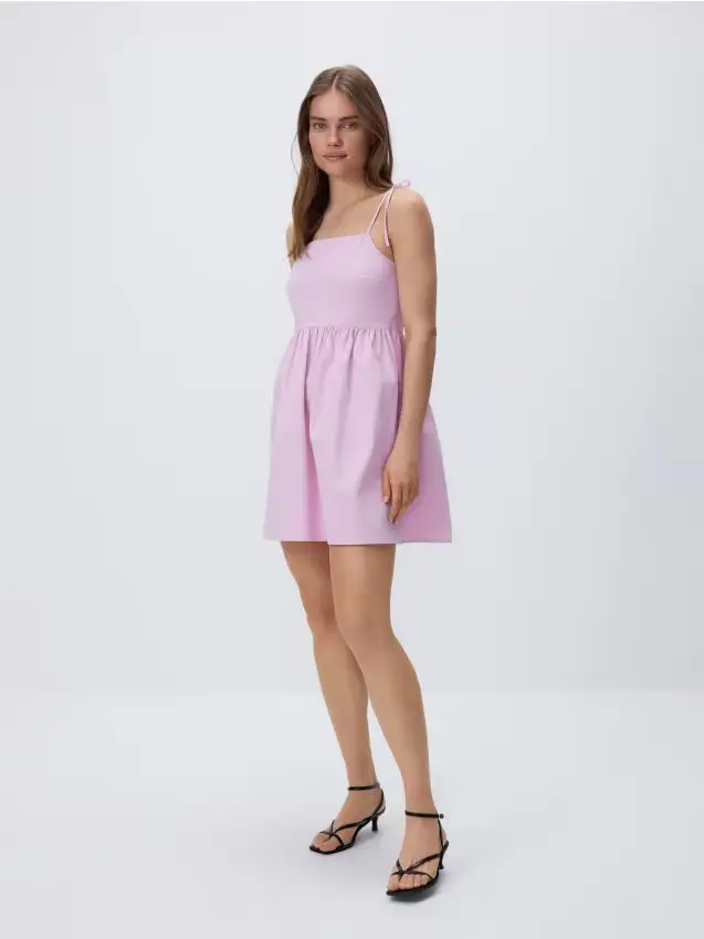 Mini vestito - rosa pastello