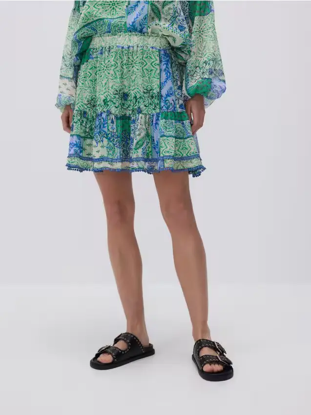 Minigonna fantasia - multicolore