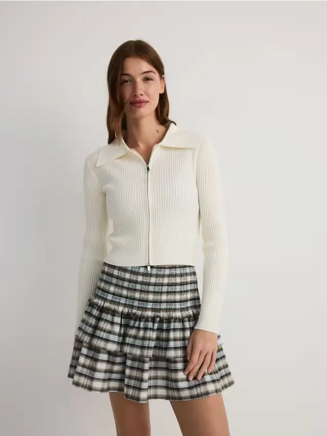 Minigonna in cotone - multicolore