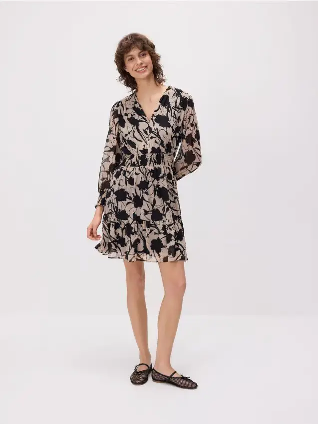 Minivestito fantasia - beige