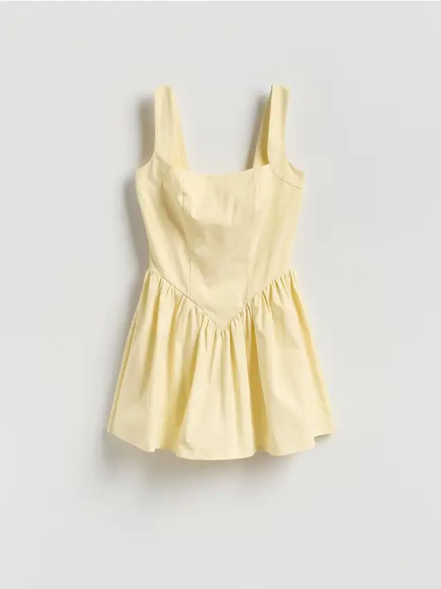 Minivestito fantasia - giallo chiaro