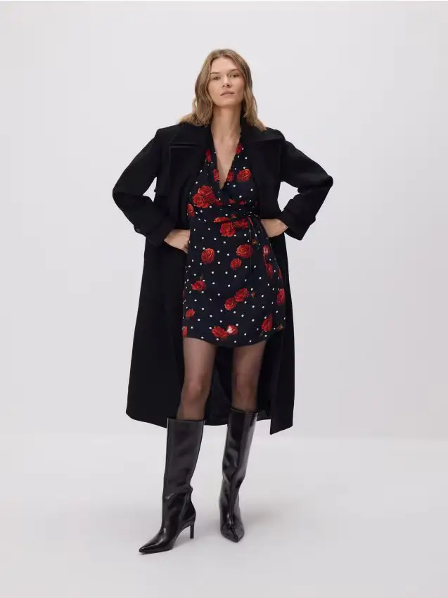 Minivestito fantasia - nero