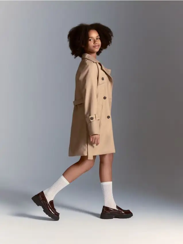 Mocassini in vernice - maroon