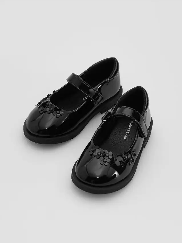 Mocassini in vernice - nero