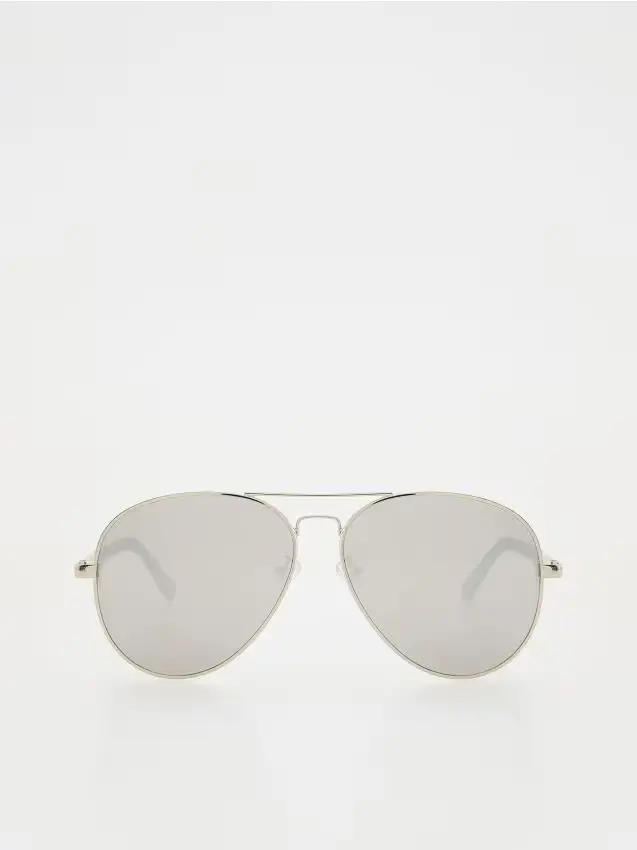Occhiali da sole aviator - argento