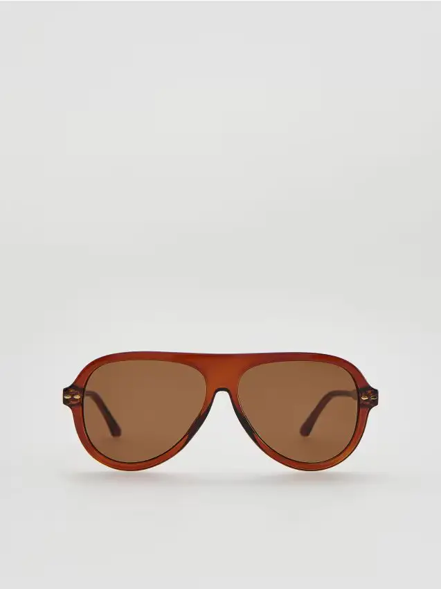 Occhiali da sole - marrone dorato