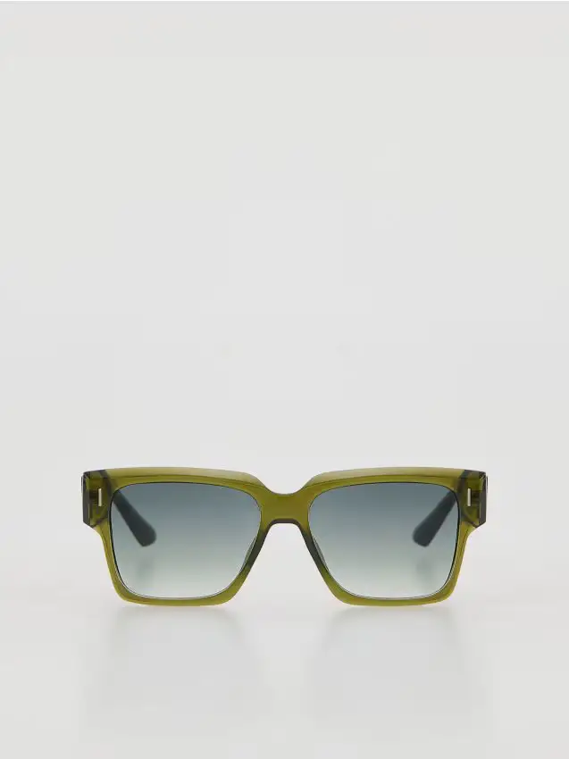 Occhiali da sole Wayfarer - verde oliva