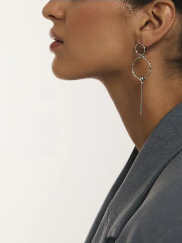 Orecchini pendenti - argento