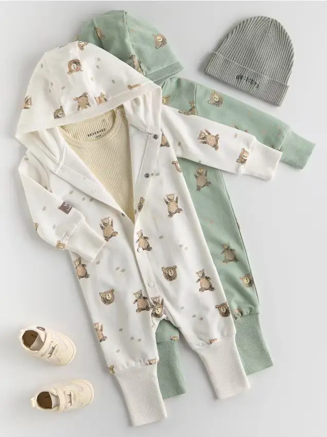 Pagliaccetto in cotone - panna