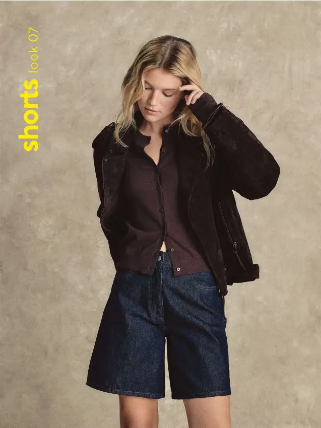 Pantaloncini bermuda in denim - blu scuro