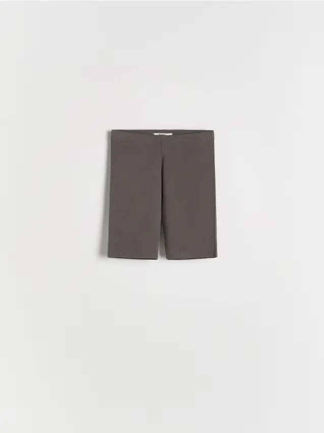 Pantaloncini ciclisti in cotone - marrone polveroso