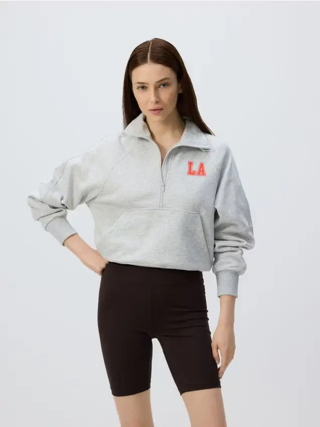 Pantaloncini da ciclista lisci - marrone scuro