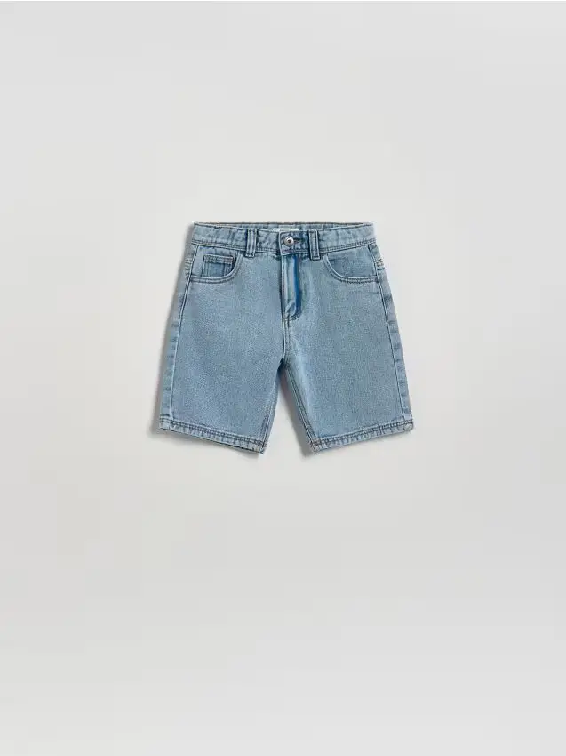 Pantaloncini di jeans - blu