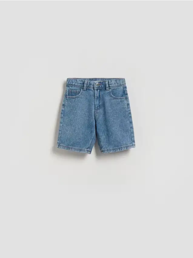 Pantaloncini di jeans - blu