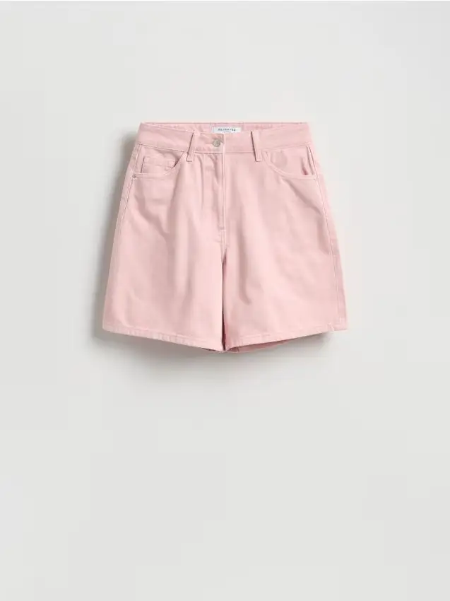Pantaloncini di jeans - rosa