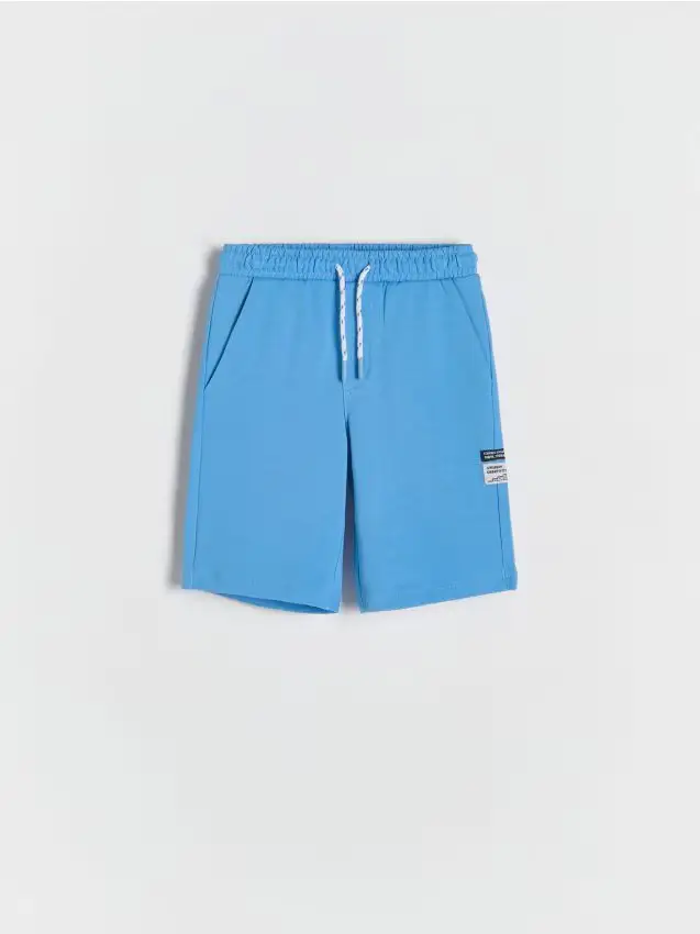 Pantaloncini in cotone - blu