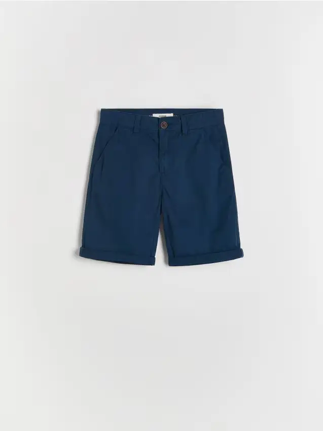 Pantaloncini in cotone - blu scuro