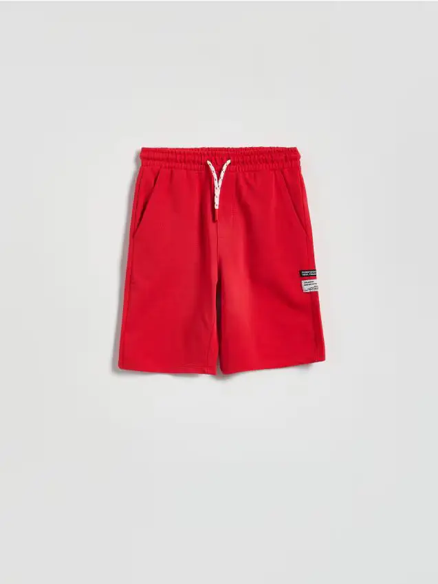 Pantaloncini in cotone - rosso